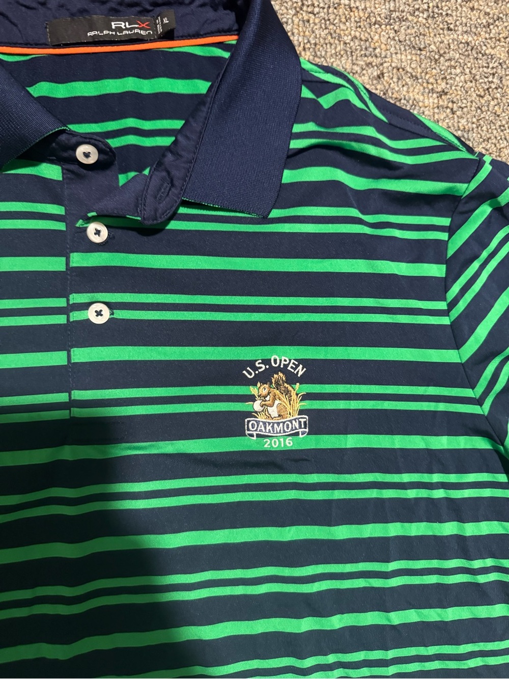 RLX Golf Men’s US Open Oakmont 2016 Polo Shirt Size XL - Picture 4 of 5